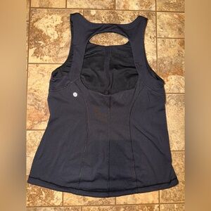 lululemon athletica Black Tank Top